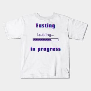 Fasting in Progress Kids T-Shirt